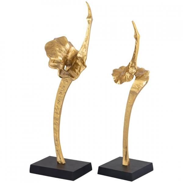 PTMD beeld Yobie zwaan aluminium 60 cm