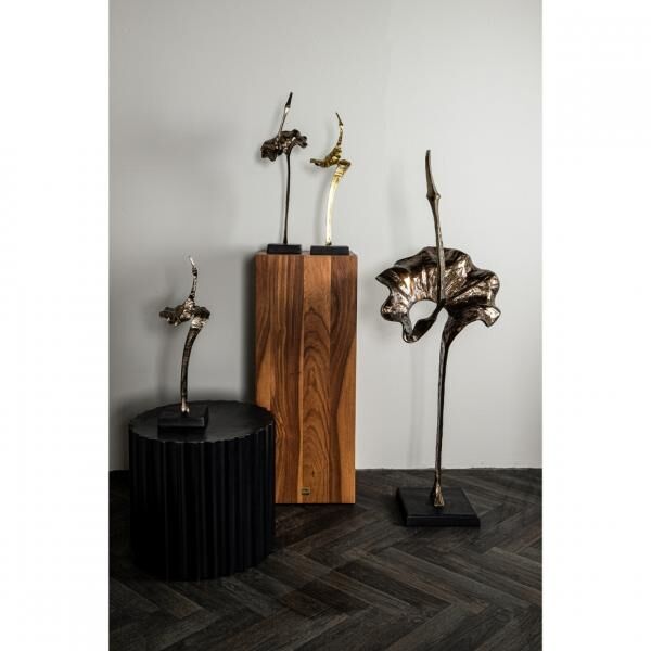 PTMD beeld Yobie zwaan aluminium 60 cm