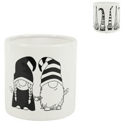 Bloempot Gnome 12 cm 2 assorti