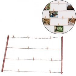 Foto frame met knijpers 70 cm