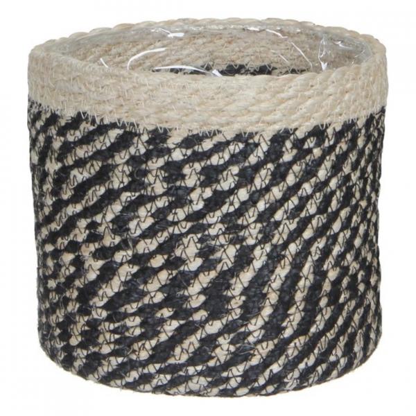 Glimmerkorb Bonaparte schwarz 20 cm