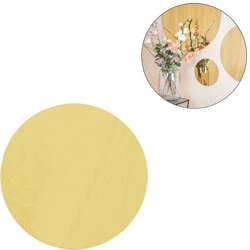 Housevitamin wandspiegel rond goudkleurig 60 cm