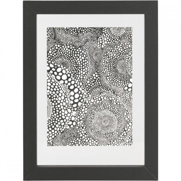 WOOOD Fotorahmen Blake Holz schwarz 26 x 37 cm