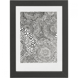 WOOOD fotolijst Blake hout zwart 26 x 37 cm