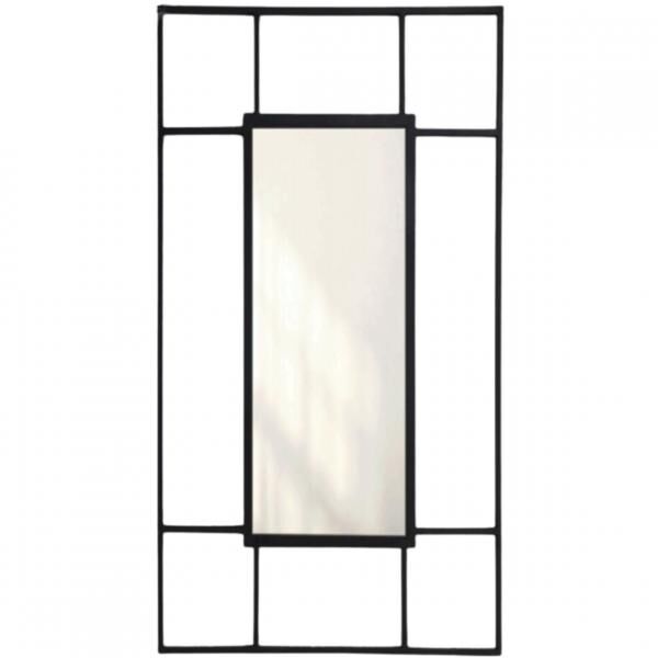 Len-Fra Wandspiegel Madison schwarz 120 cm