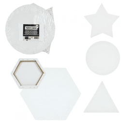 Canvas schildersdoek 30 cm 4 assorti set van 4 B-keus