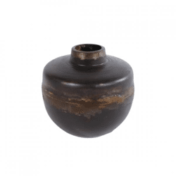 Kandelaar Hidde metaal bruin 7,5 cm