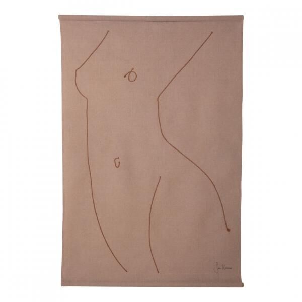 (R) HKLiving Wandteppich Silhouette Frau von Sella Molenaar 147 cm