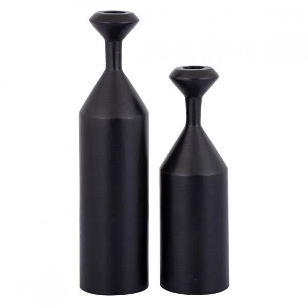 PTMD Kerzenleuchter Yanou S Aluminium schwarz 23 cm