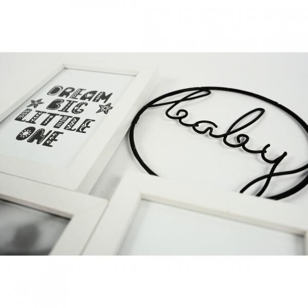 Fotorahmen Baby-Collage 3 Fotos 10 x 15 cm