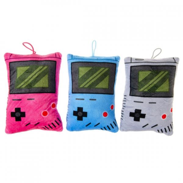 Anhänger Plüsch Gameboy 17 cm 3 Stück sortiert