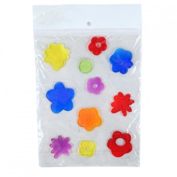 Fensteraufkleber 23,5 cm 6 Stück sortiert