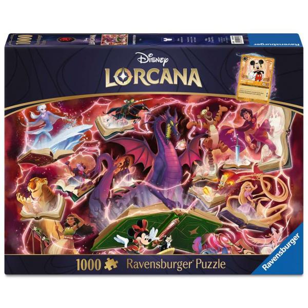 Disney Lorcana - Glimmers of the Realm: Ruby - Puzzle 1000 Teile