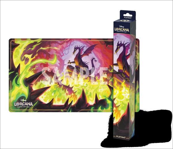 Disney Lorcana: Set 11 - Winterzauber - Spielmatte Drachenfeuer