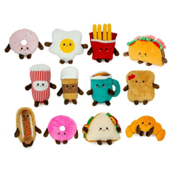 Snack collection plush figure - 12 assorted - 16-22 cm