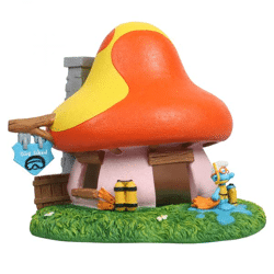 Smurfs with diving school - decorative figure