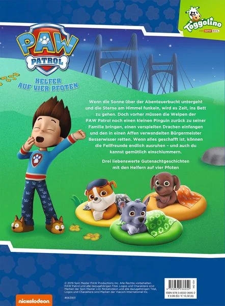 PAW Patrol: Good night, fur friends! - Children's book