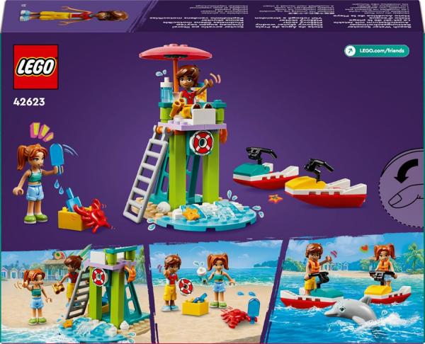 LEGO® Friends 42623 - Lifeguard observation tower with jet skis (84 pieces)