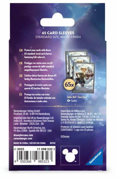 Disney Lorcana: Set 8 - Dom&auml;ne von Dschafar: Kartenh&uuml;llen Tinker Bell - Giant Fairy