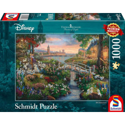 Disney, 101 Dalmatiner  - 1000 Teile Puzzle (Thomas Kinkade)