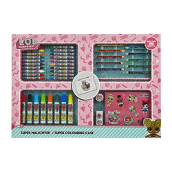 LOL Surprise - Super coloring case with over 100 pieces