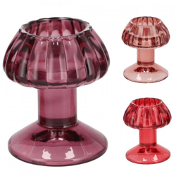 Theelichthouder Nova Mushroom Red 9 cm