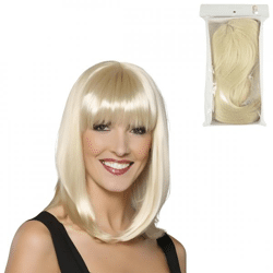 Wig half-long blond one size
