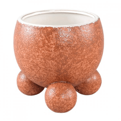 PTMD bloempot Malinda XL oranje 20 cm