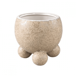 PTMD bloempot Malinda S creme 12,5 cm