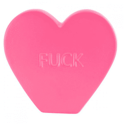 Housevitamin beeld Candy Heart Fuck roze 19,5 cm