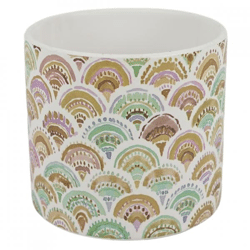 Bloempot Multi color keramiek 13,5 cm