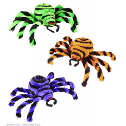 12 SPINNEN 15 cm - in Displaybox- 3 Farben sortiert