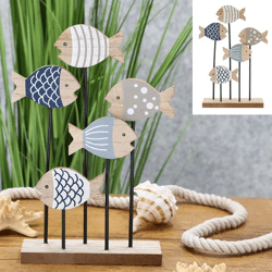 Deko Fisch, ca, 15x24,5cmH