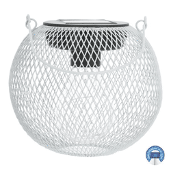 LED Solar Laterne, Netz, Summer, weiß, ca. 14x13cm