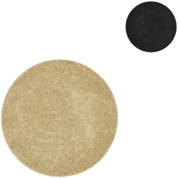 Decoratiebord Melamine Shine zwart/goudkleurig 22 cm 2 assorti