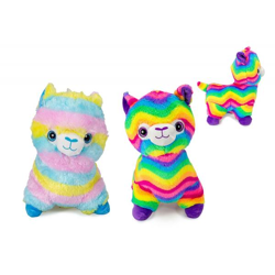 Lama Regenbogen - 2-fach sortiert - Plüsch 40 cm