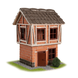 Teifoc 4910 - Large half-timbered house (380 parts)