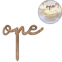 Ginger Ray cupcake topper One 6 pieces