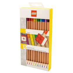 LEGO® Buntstifte mit Topper - 12 verschiedene Farben