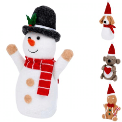 Home Accents Türstopper Weihnachten 27 cm 4 Stück sortiert