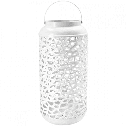 Noor Living windlicht wit 38 cm