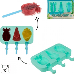 Aus der blauen Eismaschine Set blau 20 cm