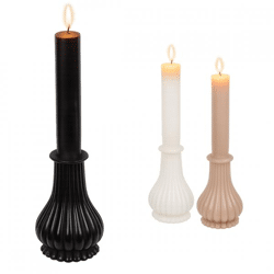 Out of the Blue candle Conical 25 cm 3 assorted