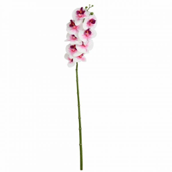 Artificial flower Phalaenopsis white/pink 86 cm
