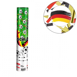 Confetti cannon soccer ball Germany 28 cm