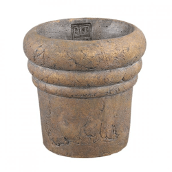 PTMD bloempot Helena L bruin 19 cm