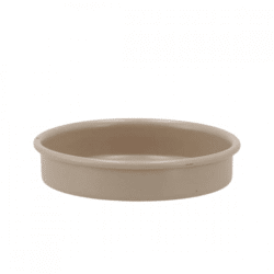 Schaal geurblokjeshouder metaal beige 7 cm