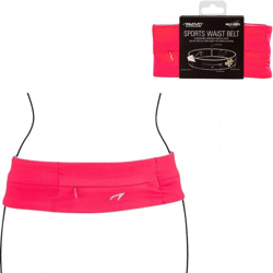 Avento taille sportband Twist fluorroze/zwart maat L