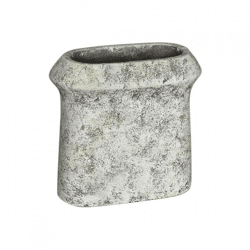 PTMD flower pot Nimma oval M cement gray 30 cm