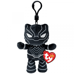 Ty 34003 - Marvel Black Panther - Schlüsselanhänger Soft - 12 cm